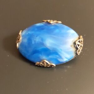 Blue Vintage Brooch